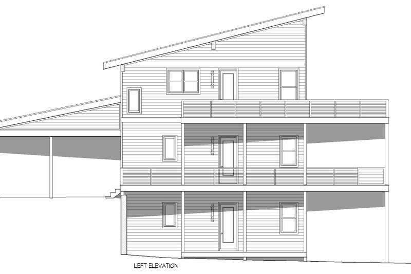 Dream House Plan - Exterior - Other Elevation for Contemporary House Plan #932-1435 - 3 bed, 2.5 bath