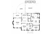 Southern Style House Plan - 4 Beds 3.5 Baths 2934 Sq/Ft Plan #36-302 