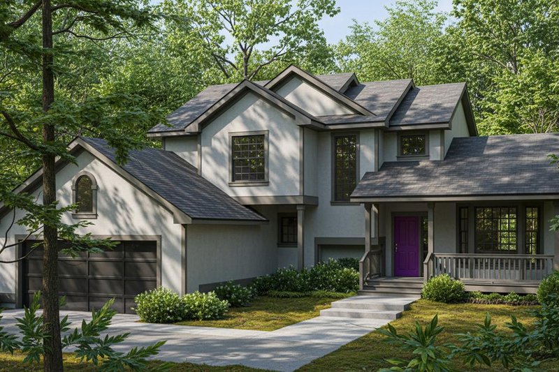 Home Plan - Traditional Exterior - Front Elevation Plan #94-217