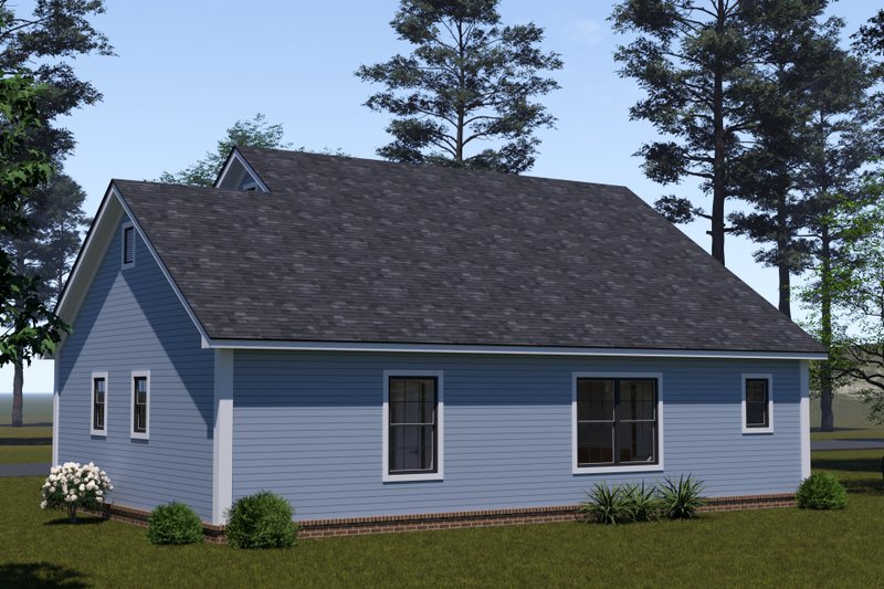 House Plan Design - Exterior - Other Elevation 2 for Cottage House Plan #513-2373 - 3 bed, 2 bath