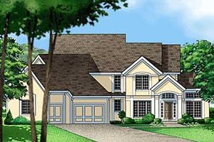 Traditional Exterior - Front Elevation Plan #67-592