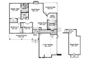Traditional Style House Plan - 3 Beds 2 Baths 1558 Sq/Ft Plan #417-129 