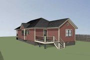 Traditional Style House Plan - 3 Beds 2 Baths 1123 Sq/Ft Plan #79-149 