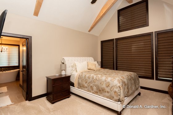 Interior - Master Bedroom for Craftsman House Plan #929-999 - 3 bed, 2 bath