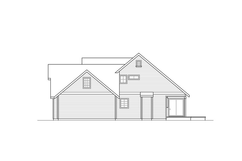 House Plan Design - Exterior - Other Elevation 1 for Country House Plan #124-397 - 3 bed, 2.5 bath
