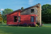Contemporary Style House Plan - 2 Beds 1 Baths 726 Sq/Ft Plan #932-631 