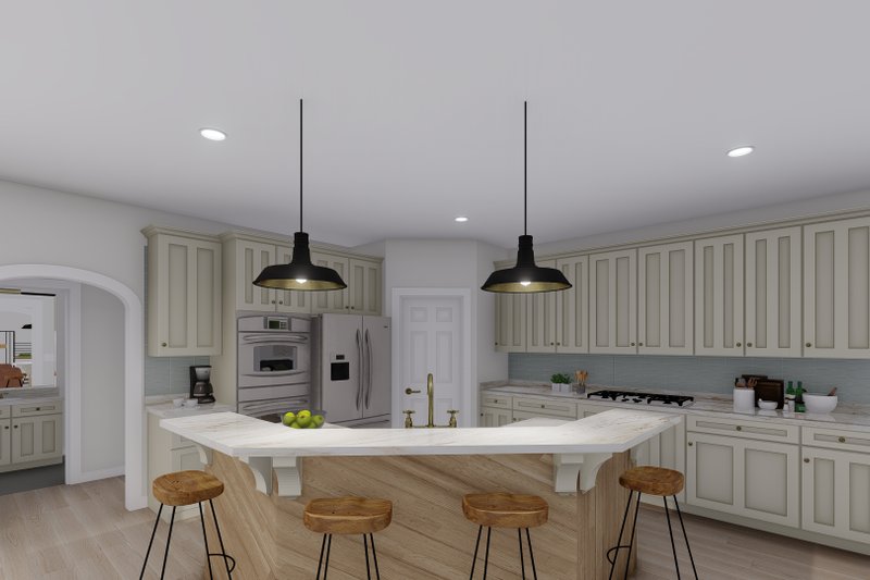 Dream House Plan - Interior - Kitchen for Traditional House Plan #1060-107 - 3 bed, 2.5 bath
