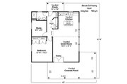 Craftsman Style House Plan - 1 Beds 1 Baths 960 Sq/Ft Plan #124-544 