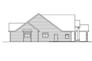 Exterior - Other Elevation for Mediterranean House Plan #124-606 - 3 bed, 2.5 bath