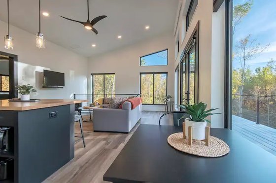 Photo 11 for Contemporary House Plan #932-216 - 1 bed, 2 bath