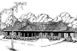 Contemporary Exterior - Front Elevation Plan #60-641