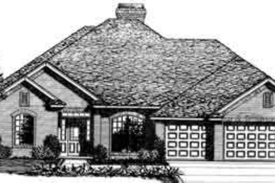 Exterior - Front Elevation for Traditional House Plan #310-269 - 4 bed, 3 bath