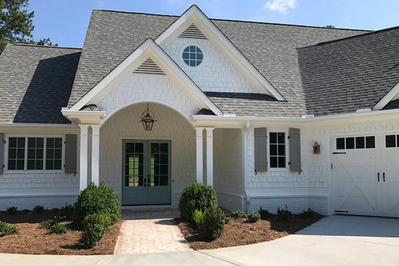 Exterior - Front Elevation 3 for Traditional House Plan #437-83 - 4 bed, 3.5 bath