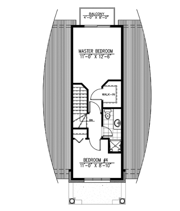 Floor Plan - Upper Floor Plan #138-203