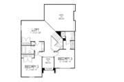 European Style House Plan - 3 Beds 3.5 Baths 2819 Sq/Ft Plan #320-453 