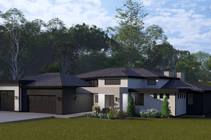 Home Plan - Exterior - Front Elevation 3 for Craftsman House Plan #1060-431 - 4 bed, 6 bath