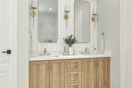 Interior - Master Bathroom 1 for Farmhouse House Plan #119-470 - 3 bed, 3 bath