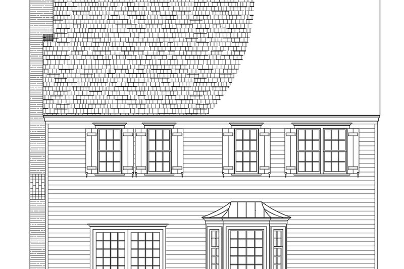 Architectural House Design - Exterior - Other Elevation 1 for Country House Plan #137-283 - 3 bed, 2.5 bath