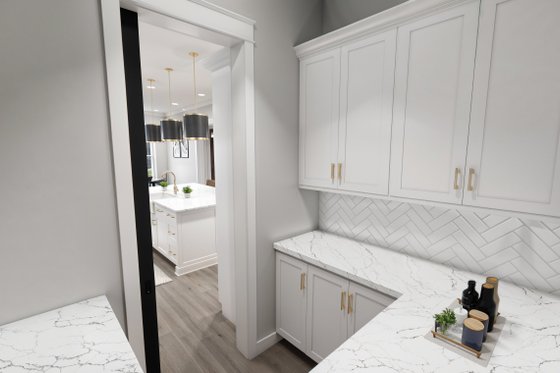 Interior - Kitchen 3 for Farmhouse House Plan #51-1261 - 3 bed, 3.5 bath