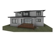 Contemporary Style House Plan - 4 Beds 3.5 Baths 3242 Sq/Ft Plan #1066-214 