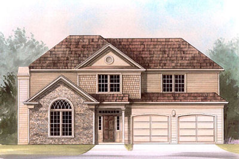 Dream House Plan - European Exterior - Front Elevation Plan #119-277
