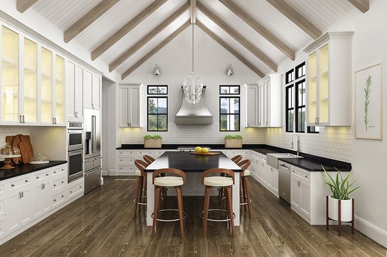 Interior - Kitchen for Farmhouse House Plan #119-433 - 3 bed, 3.5 bath