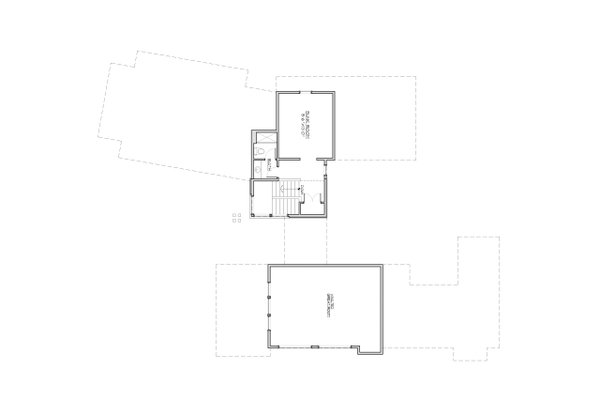 Contemporary Floor Plan - Upper Floor Plan #892-43