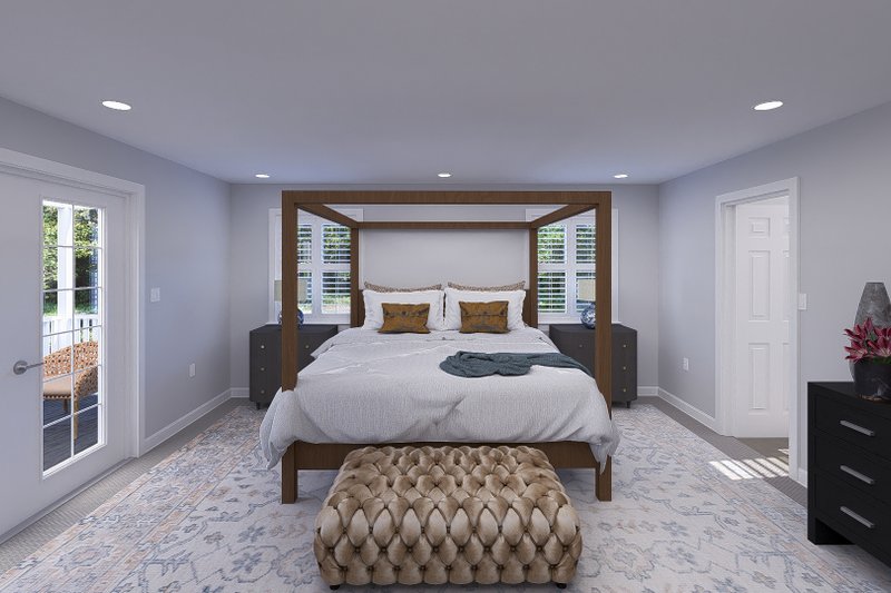 Home Plan - Interior - Master Bedroom 1 for Craftsman House Plan #1060-263 - 4 bed, 2.5 bath