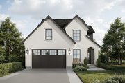European Style House Plan - 3 Beds 2.5 Baths 2470 Sq/Ft Plan #1114-28 Exterior 