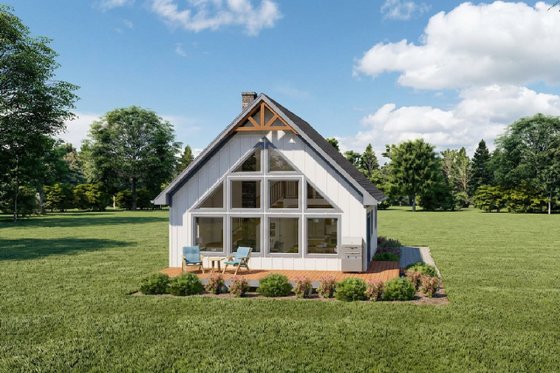Exterior - Front Elevation 3 for Traditional House Plan #126-131 - 3 bed, 1 bath