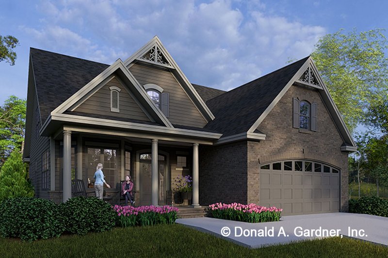 Victorian Style House Plan - 3 Beds 2.5 Baths 2051 Sq/Ft Plan #929-715 Exterior