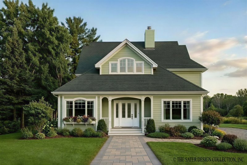 House Blueprint - Exterior - Rear Elevation for Victorian House Plan #930-181 - 3 bed, 3 bath