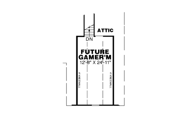 Dream House Plan - Floor Plan - Other Floor for Traditional House Plan #34-106 - 3 bed, 2 bath