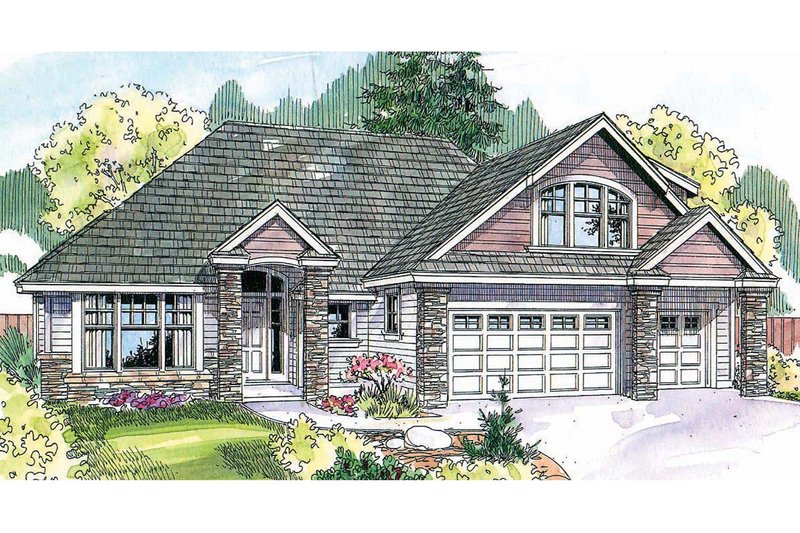 Home Plan - Traditional Exterior - Front Elevation Plan #124-681