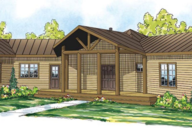 Dream House Plan - Craftsman Exterior - Front Elevation Plan #124-853