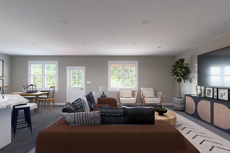 House Design - Interior - Family Room 4 for Traditional House Plan #1060-221 - 3 bed, 2 bath