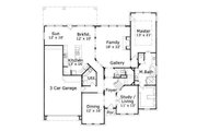 European Style House Plan - 4 Beds 3.5 Baths 4036 Sq/Ft Plan #411-533 