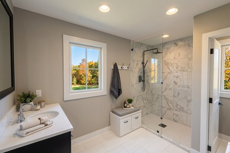 House Blueprint - Interior - Master Bathroom 1 for Farmhouse House Plan #51-1514 - 3 bed, 2.5 bath