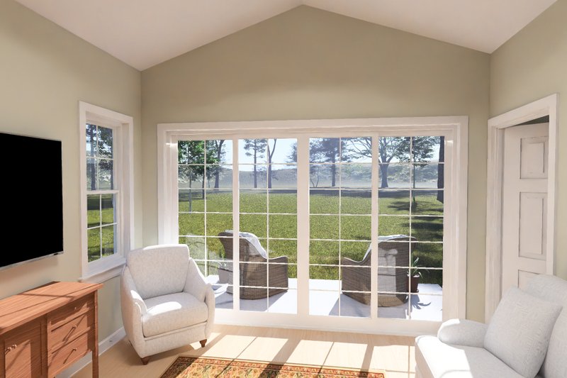 Home Plan - Interior - Family Room 1 for Cottage House Plan #513-2480 - 2 bed, 2 bath