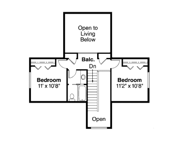 Home Plan - Floor Plan - Upper Floor Plan #124-692