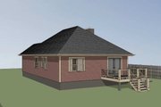 Traditional Style House Plan - 3 Beds 2 Baths 1214 Sq/Ft Plan #79-160 
