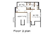 Southern Style House Plan - 3 Beds 2.5 Baths 1520 Sq/Ft Plan #79-212 