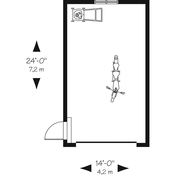 House Blueprint - European Floor Plan - Main Floor Plan #23-429