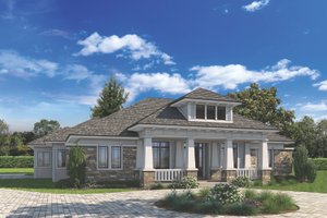 Craftsman Exterior - Front Elevation Plan #930-543