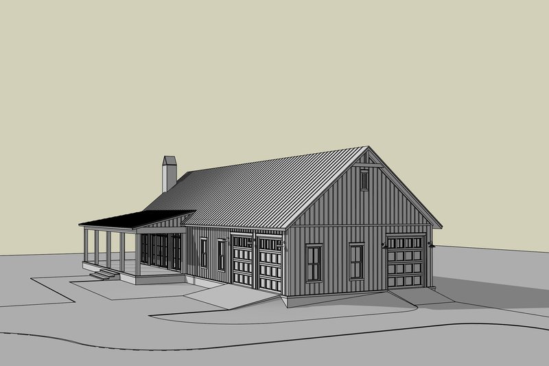 House Blueprint - User Generated 1 for Barndominium House Plan #430-434 - 4 bed, 2.5 bath