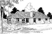 Traditional Style House Plan - 3 Beds 2 Baths 1774 Sq/Ft Plan #312-302 