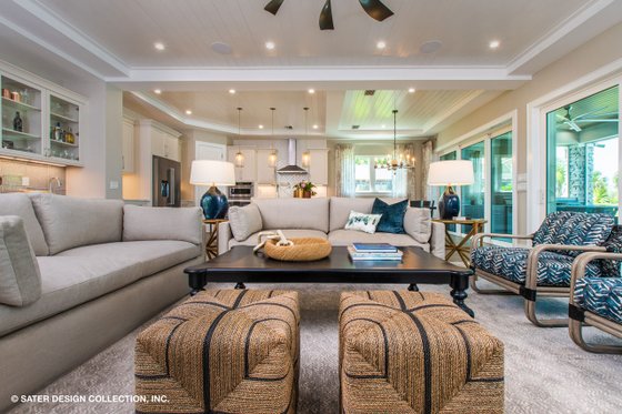 Interior - Family Room 2 for Modern House Plan #930-519 - 4 bed, 4.5 bath