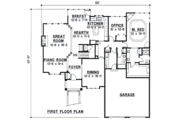 Traditional Style House Plan - 3 Beds 4 Baths 3496 Sq/Ft Plan #67-246 