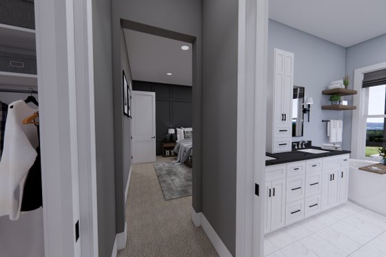 Interior - Master Bathroom 2 for Farmhouse House Plan #51-1247 - 4 bed, 5 bath