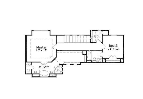 Traditional Floor Plan - Other Floor Plan #411-684